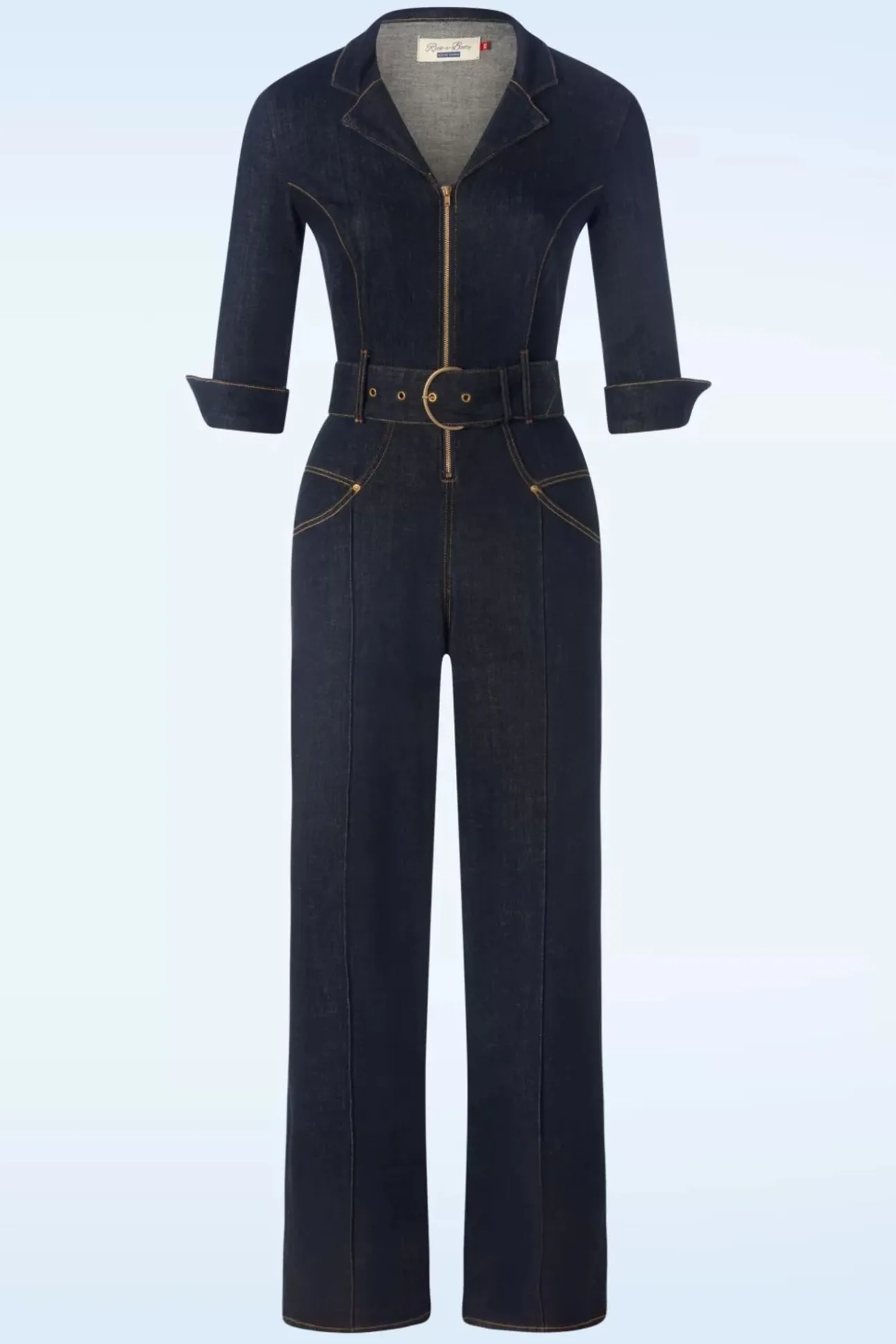 Audrey Jumpsuit In Donker Denim