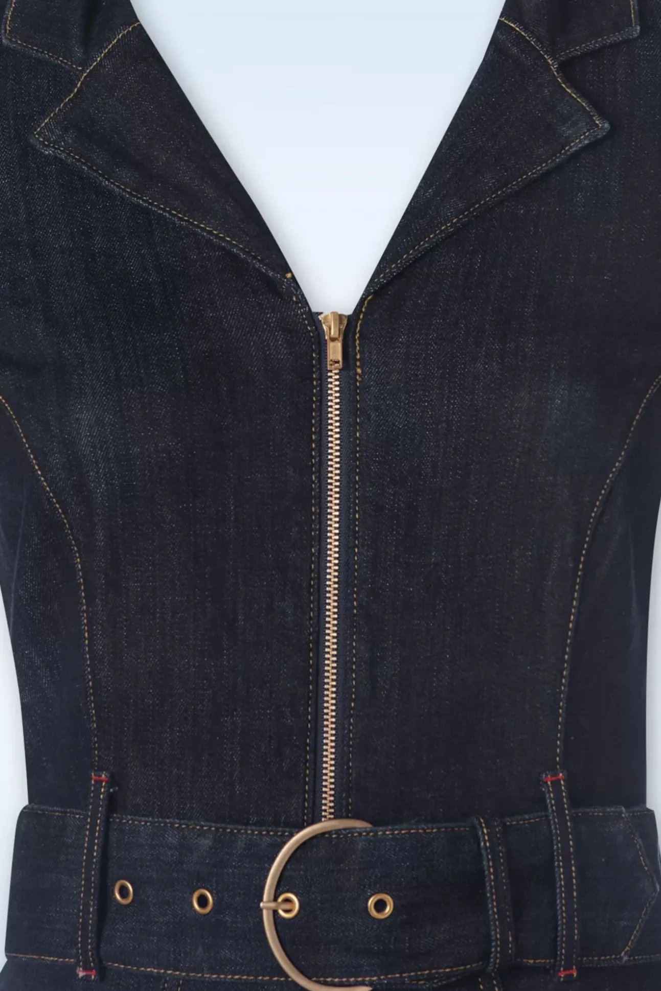 Audrey Jumpsuit In Donker Denim