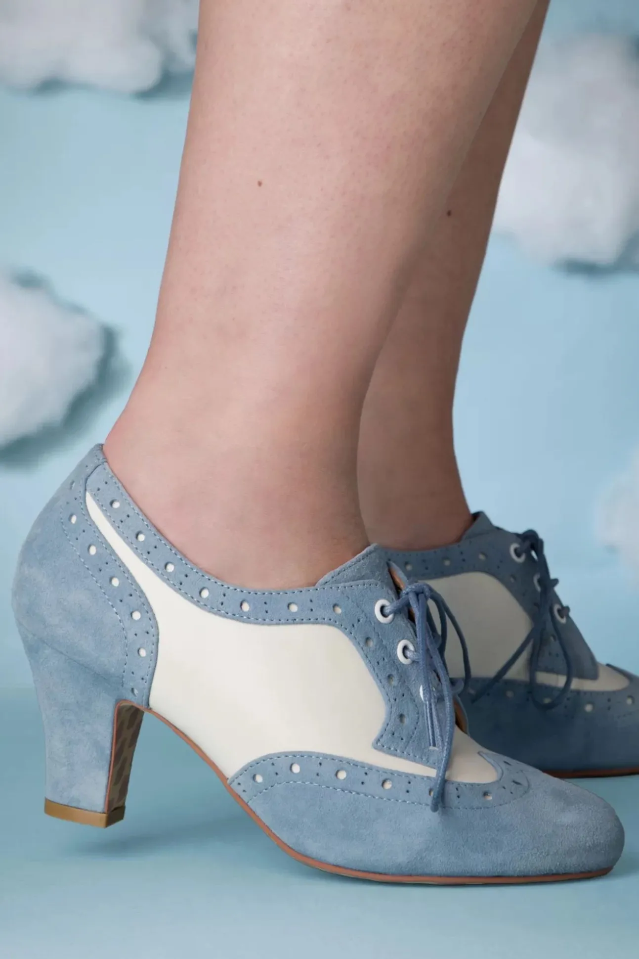 Ava Adore Shoe Booties In Faded Blauw