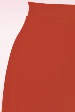 Bella Midi Rok In Donker Oranje
