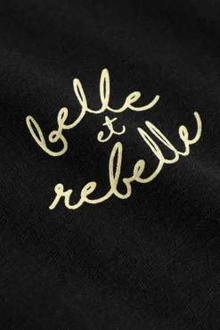Belle Et Rebelle T-Shirt In Zwart