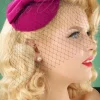 Candice-Hoed In Magenta