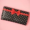 Carla Bow Polka Portemonnee In Zwart En Rood