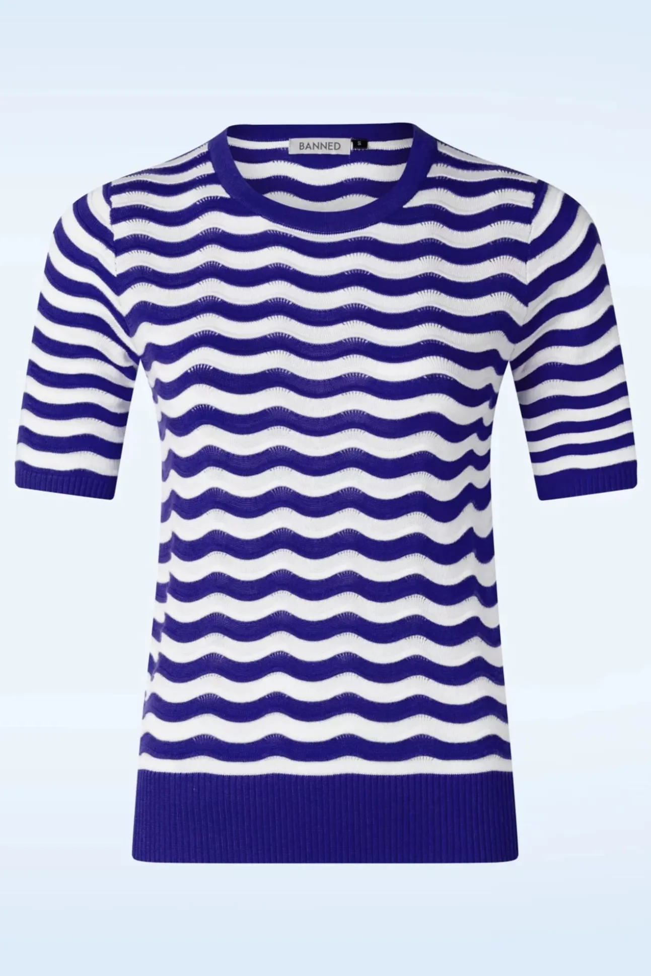 Catching Waves Jumper In Blauw