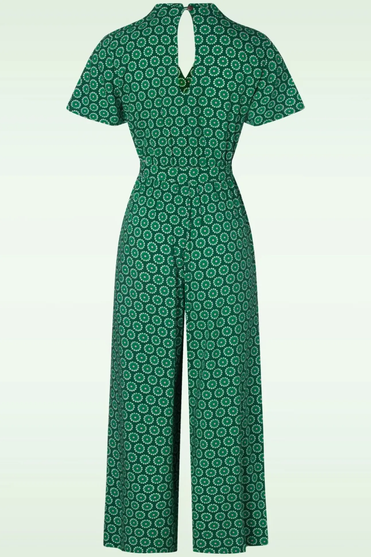 Charming Steps Jumpsuit In Lively Cute Flower