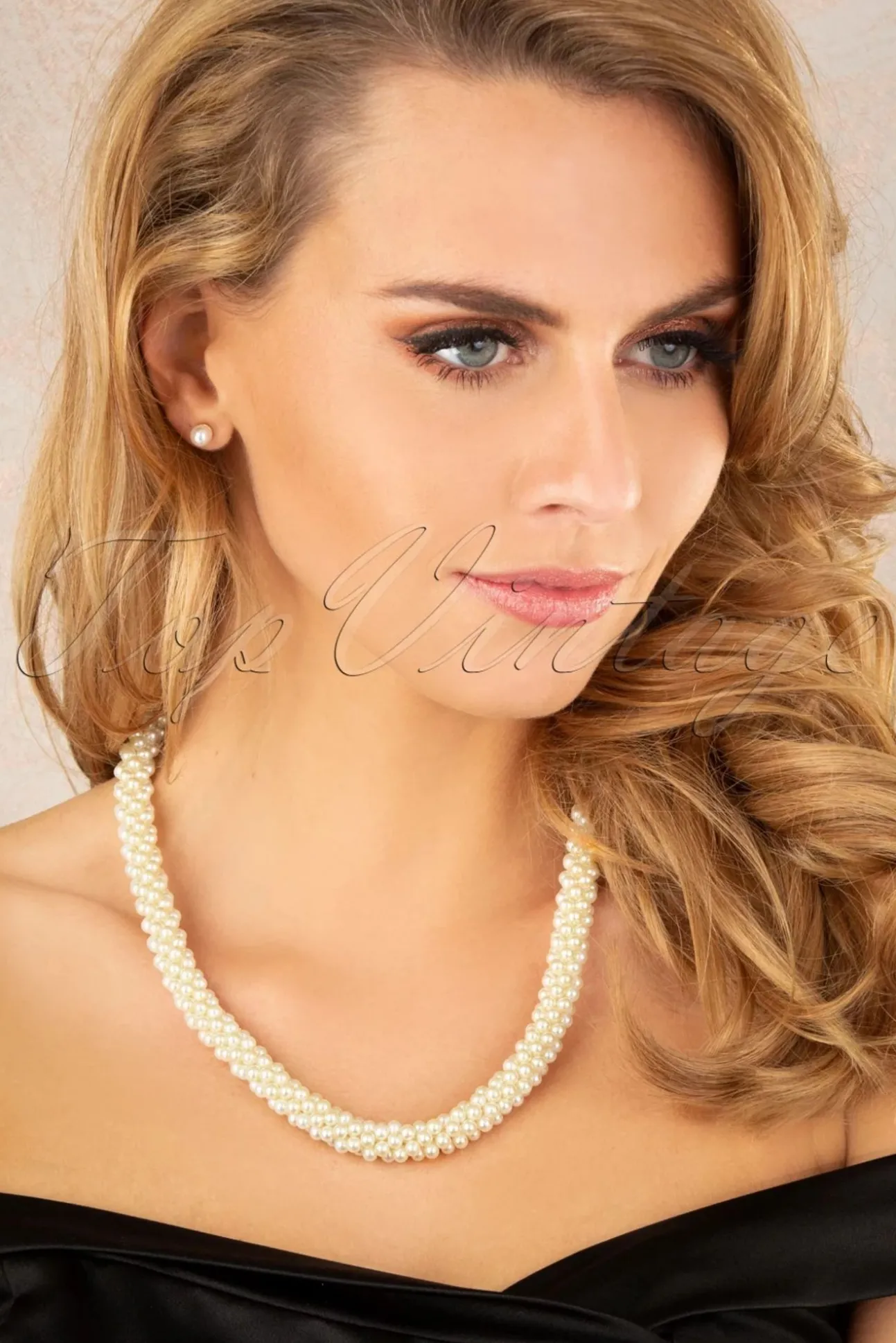 Chunky Parelketting In Ivoor