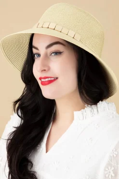 Cisi Stro Bucket Hoed In Naturel