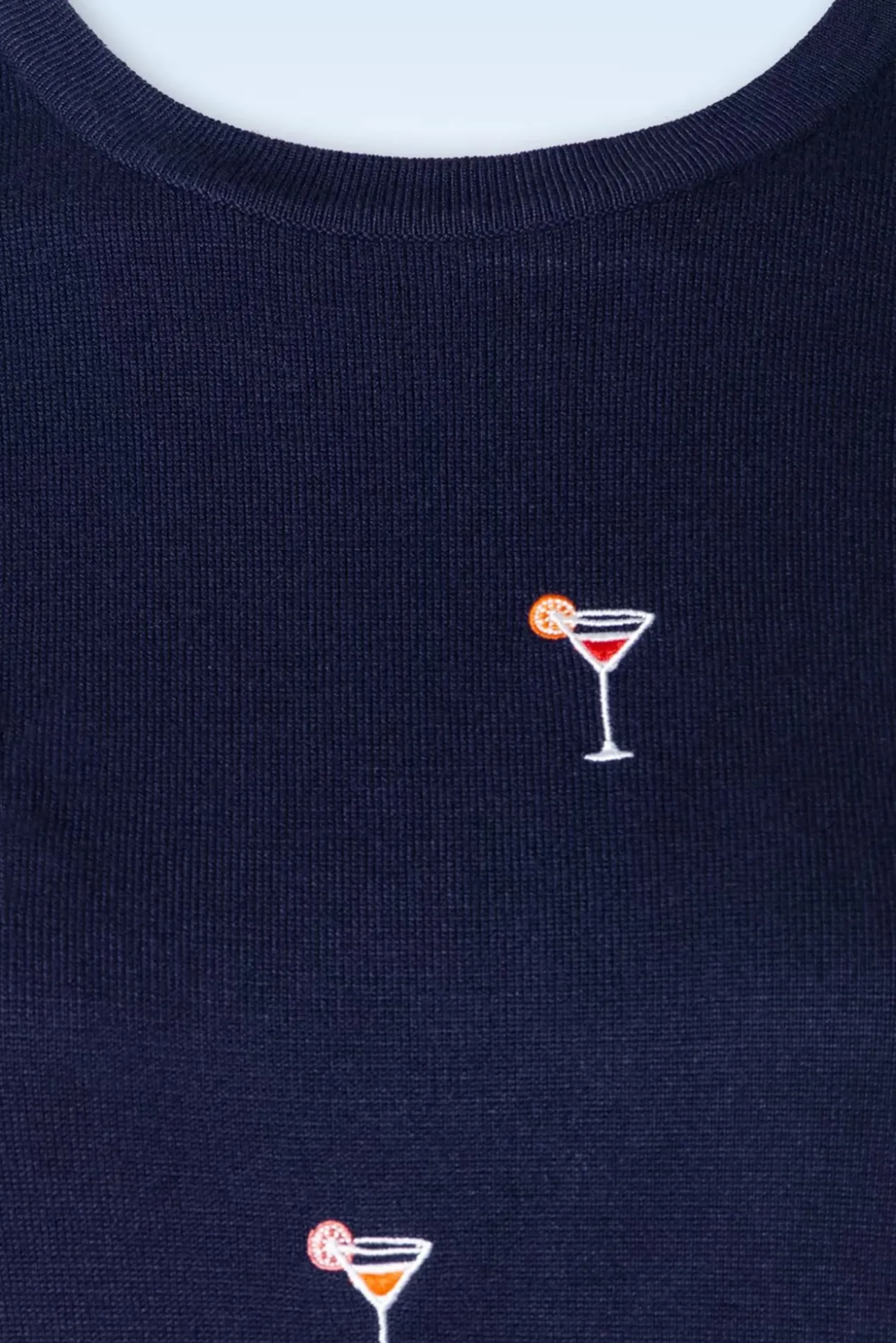Cocktail Hour Jumper In Marineblauw