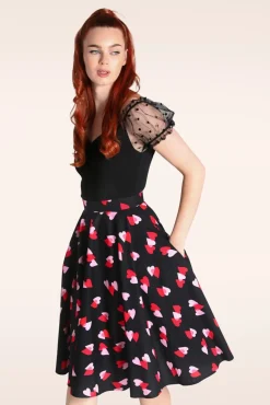 Confetti Swing Rok In Zwart