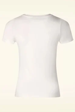 Cool Love T-Shirt In Gebroken Wit
