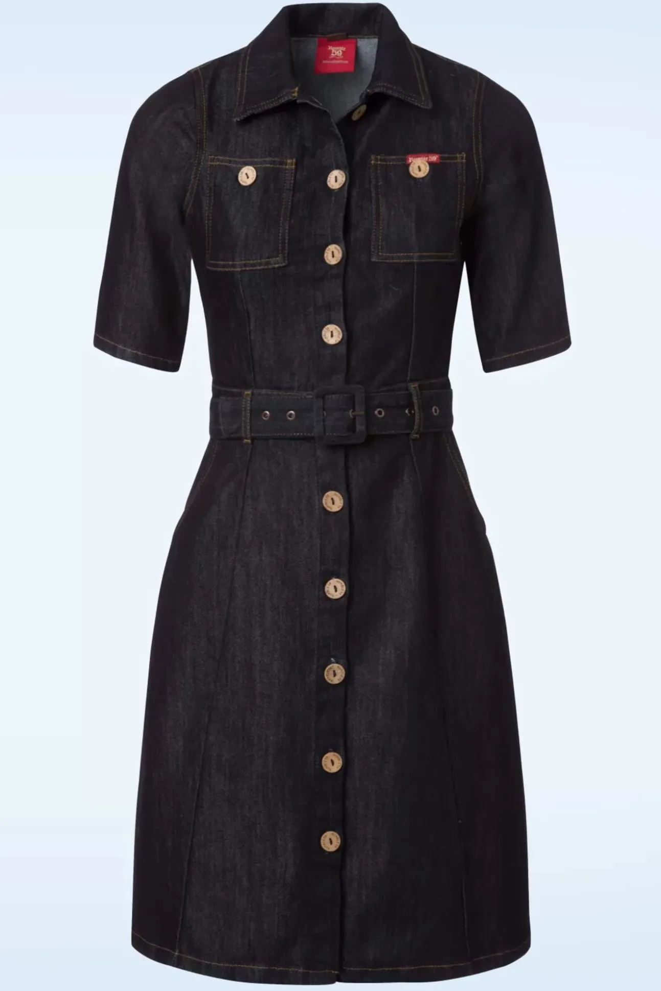 Dames Jeansjurk In Denimblauw