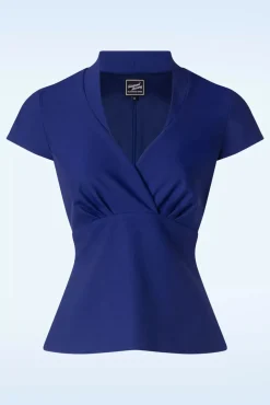 Danny Lee Blouse In Koningsblauw