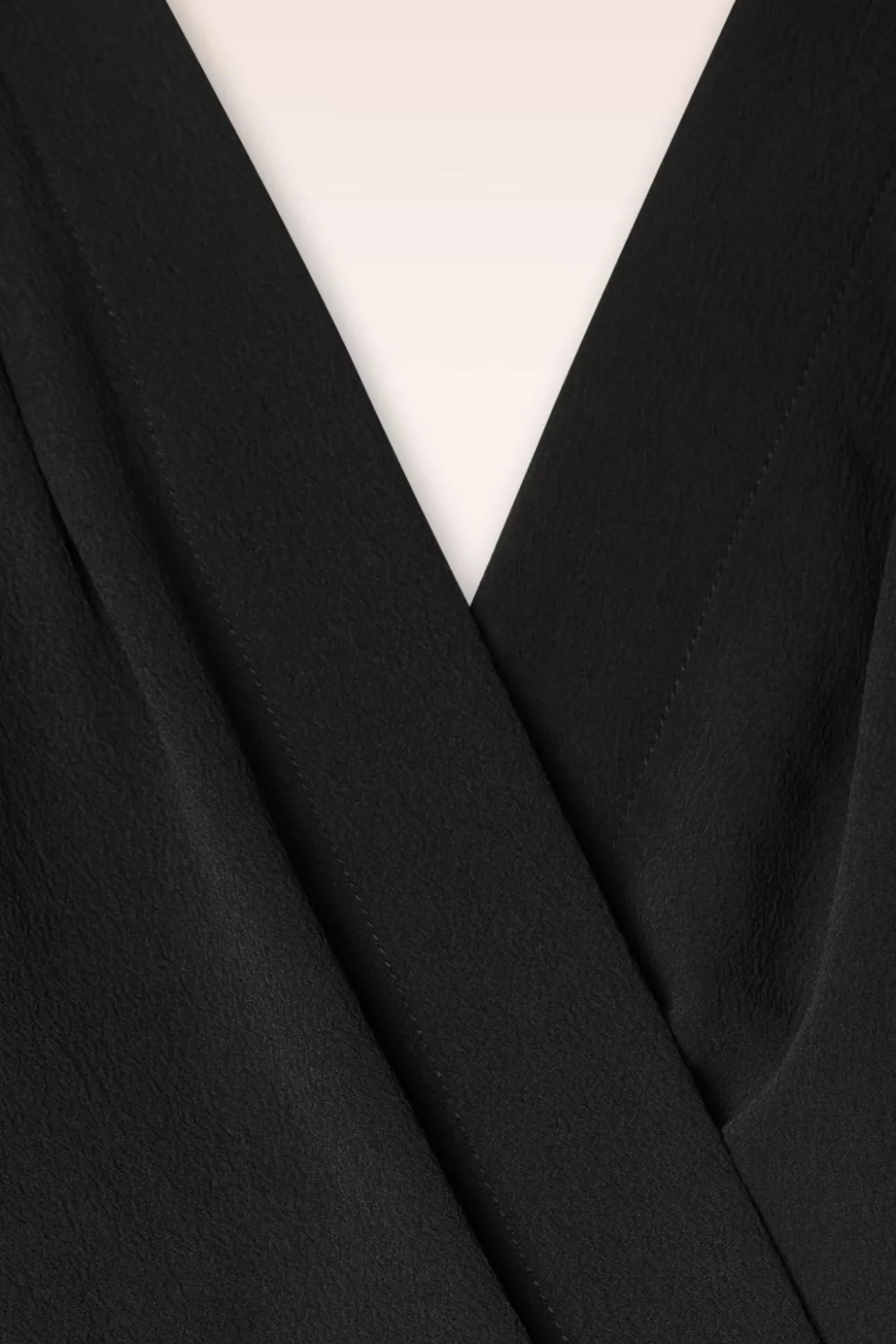 Darla Overslag Blouse In Zwart