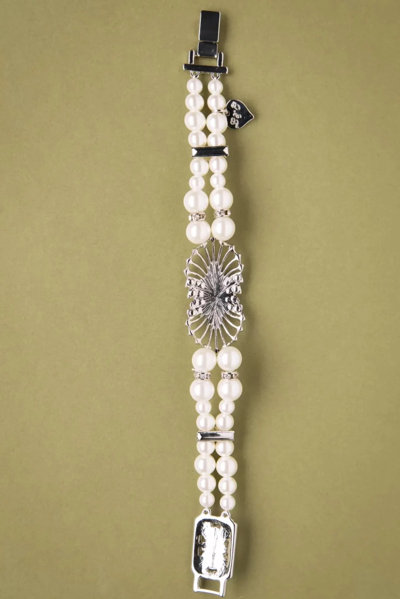 Deco Parel Armband In Ivoor