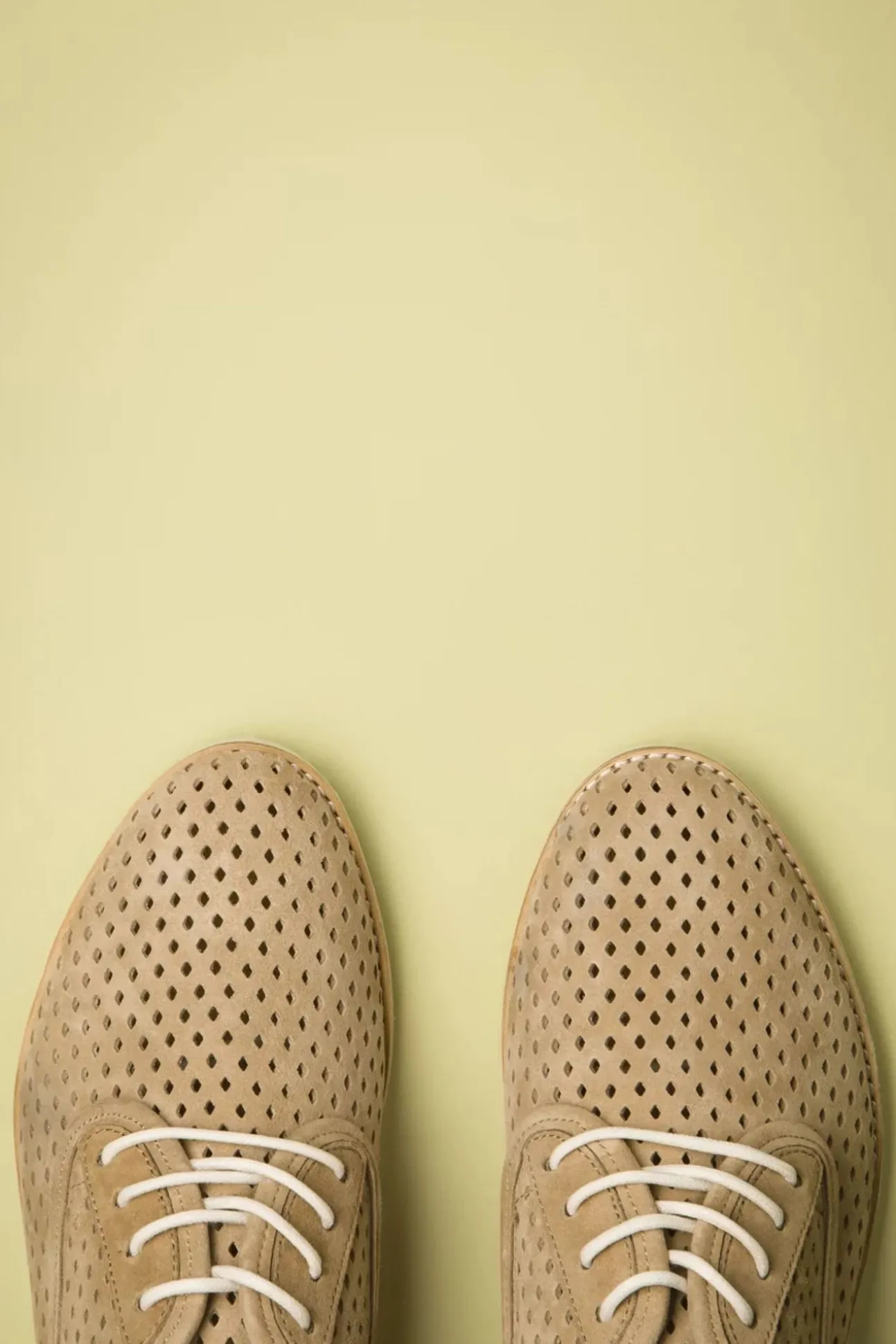 Derby Punch Schoenen In Walnoot