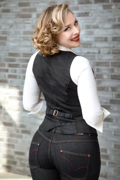 Dianne Gilet In Zwart