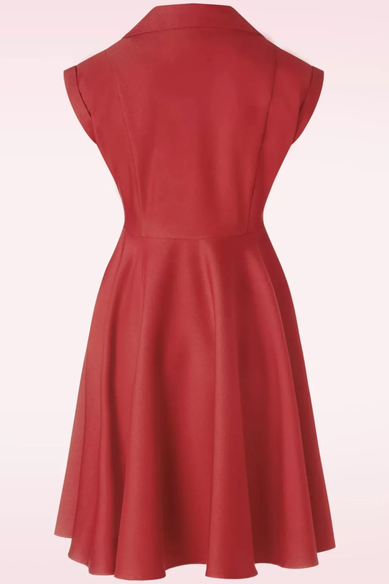 Doll Swing Jurk In Rood
