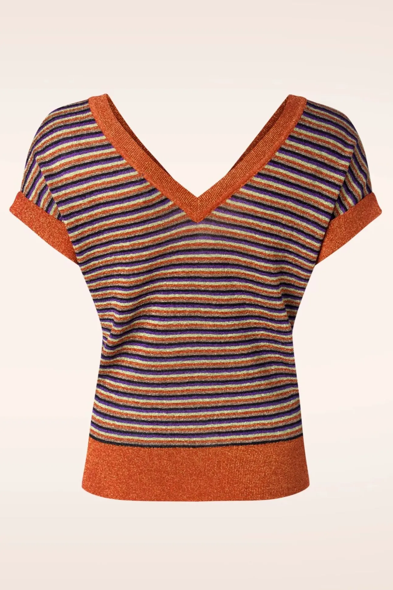 Double V Top Stardust In Karamel
