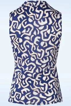 Eden Top In Blauw