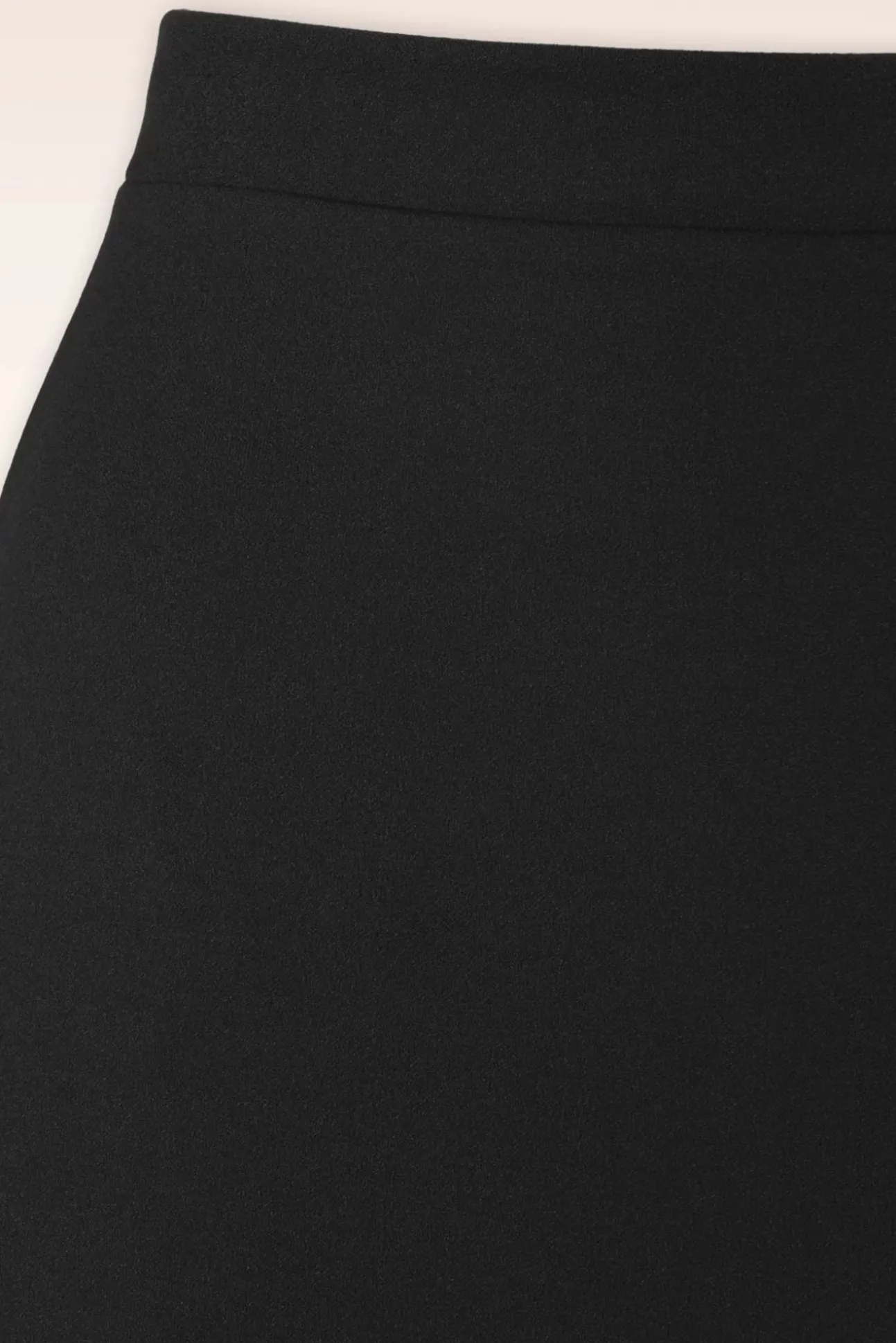 Ellie Crepe Pencil Rok In Zwart