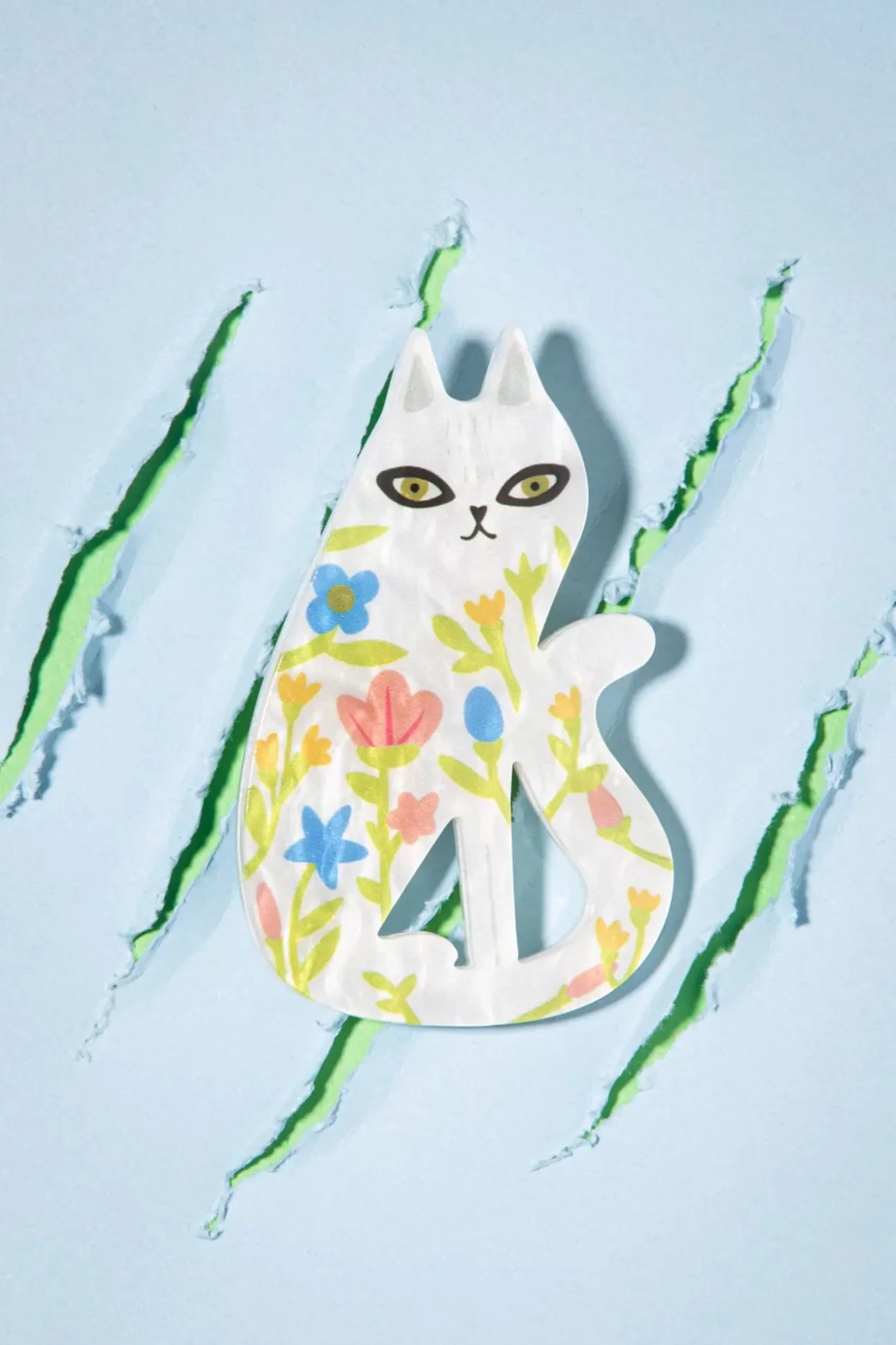 Feline Florescence Broche