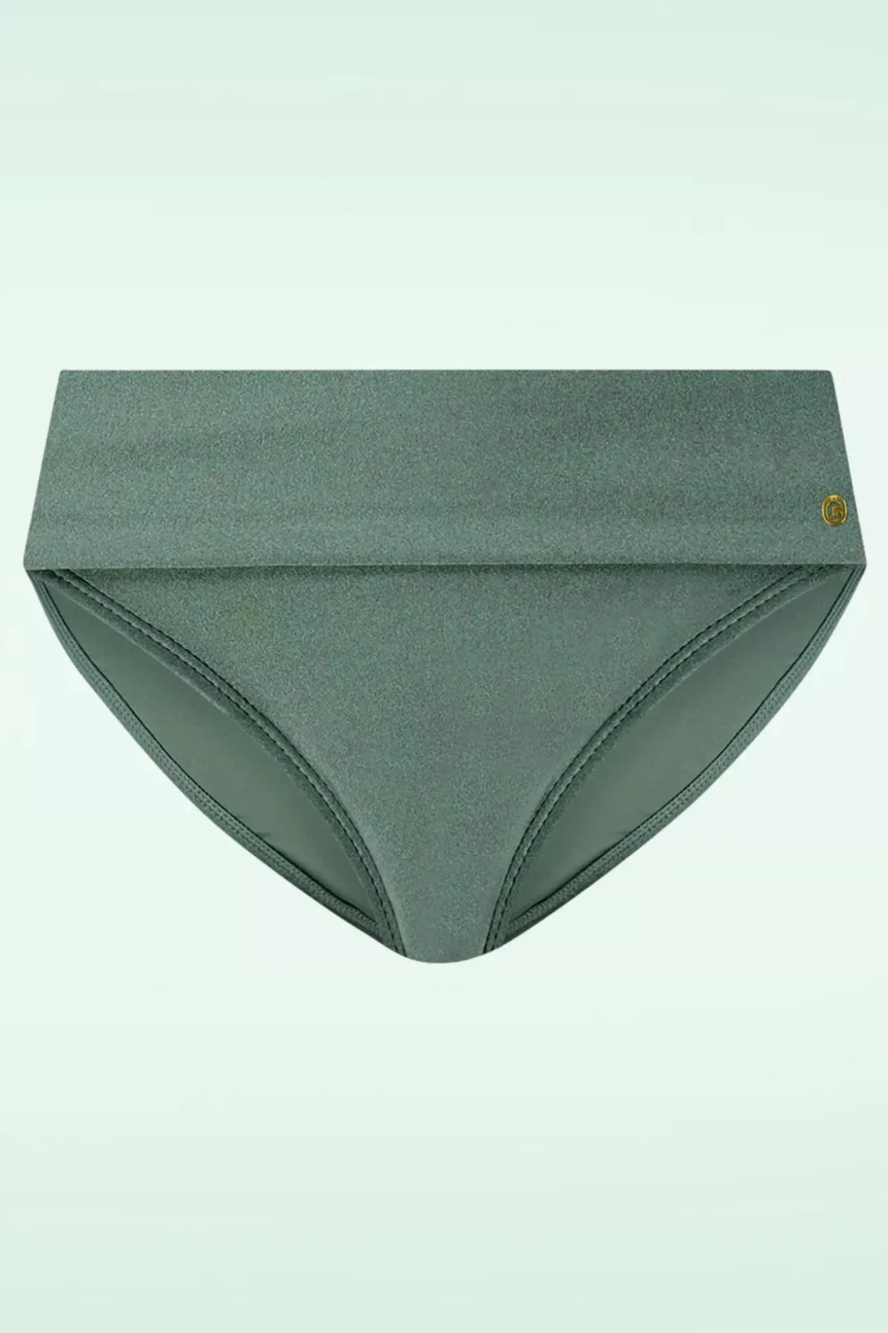 Flipover Bikinibroekje In Groene Glitter