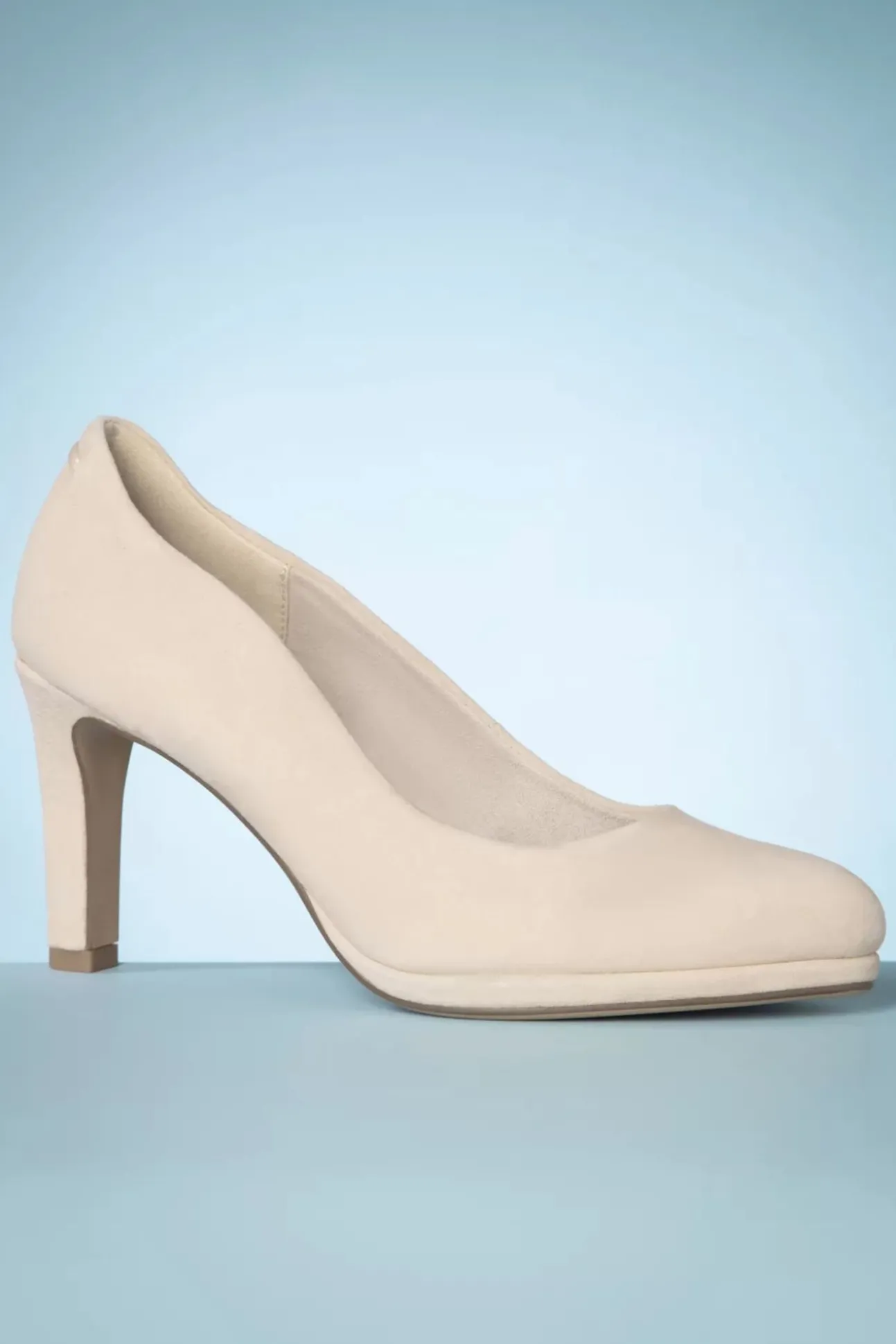 Grazia Suede Pumps In Havermelkbeige