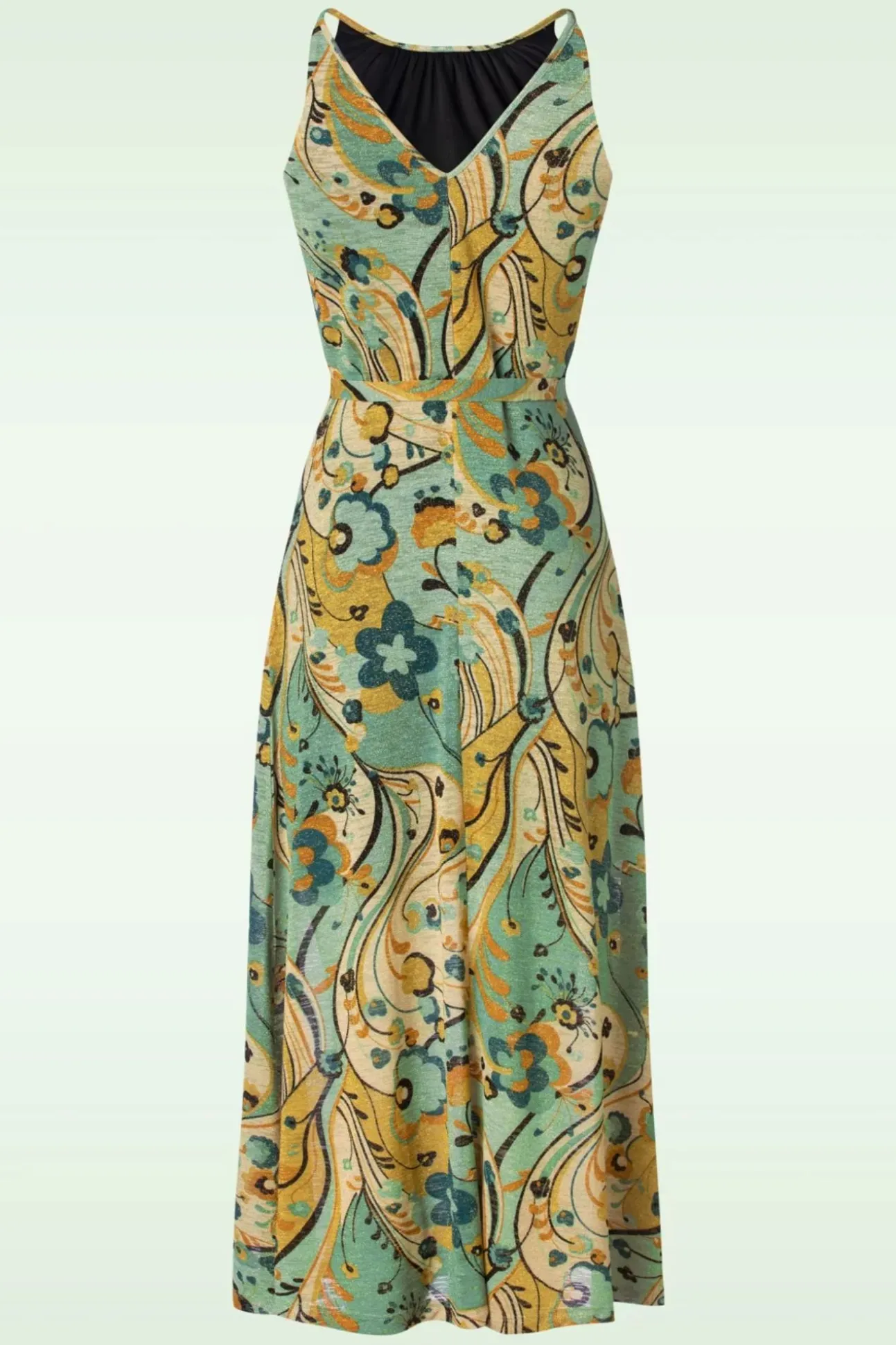 Hazel Jurk Frenzy In Dusty Turquoise