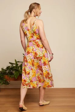 Hazel Marini Jurk In Tuscan Geel