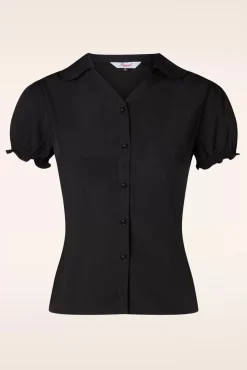 Jane Blouse In Zwart