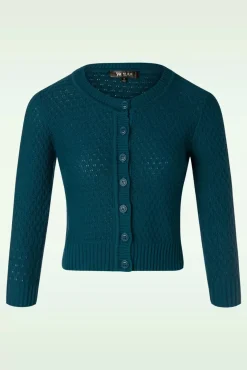Jennie Vest In Petrol Blauw