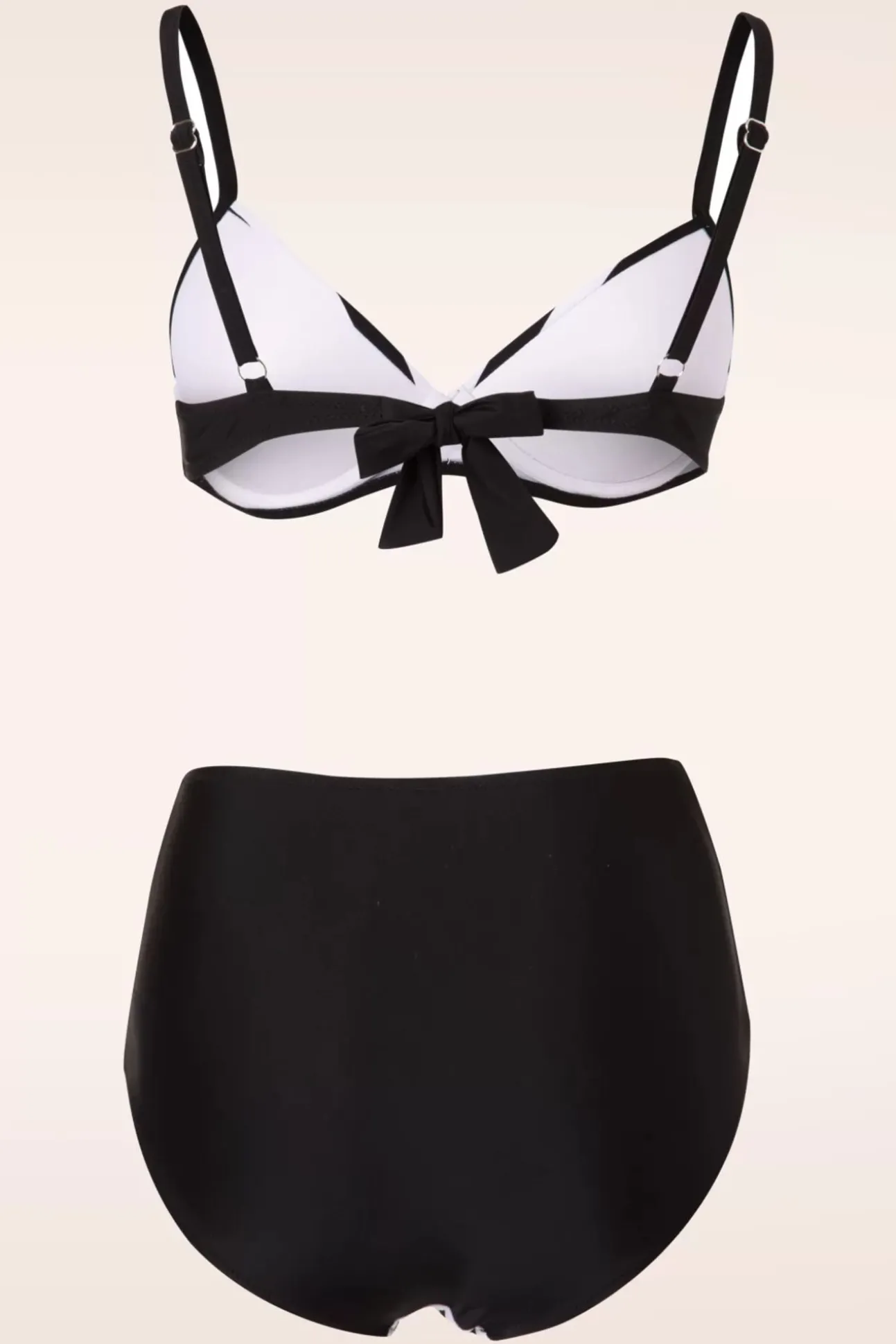 Joelle Stripes Bikinibroekje In Zwart En Wit