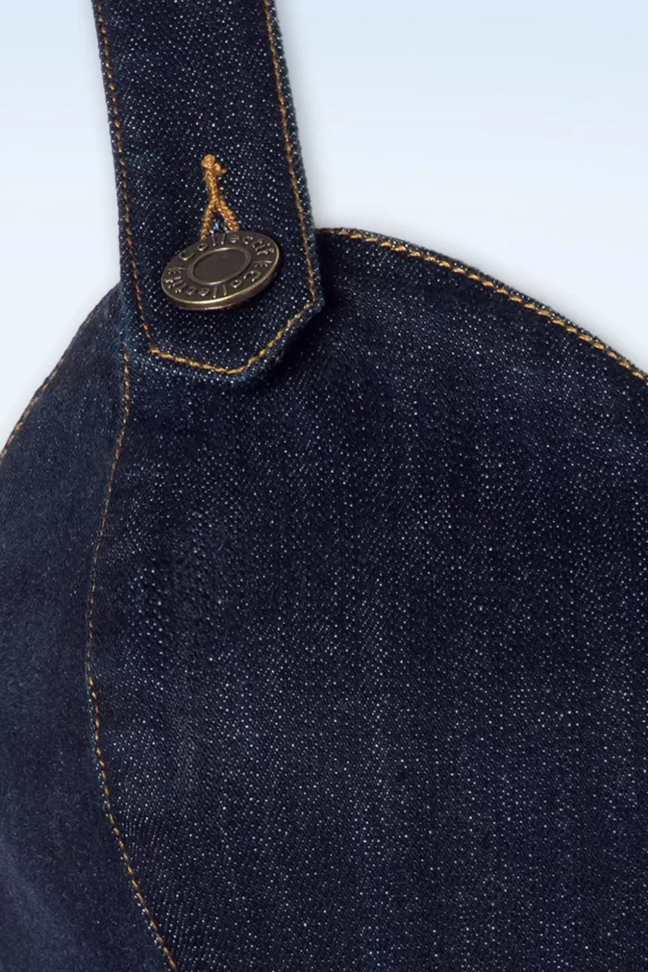 Jupiter Pinafore Jurk In Denim