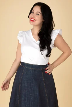 Katie Top In Wit