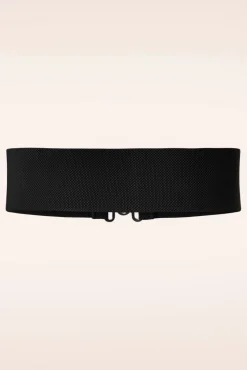 Lauren Vintage Stretchriem In Zwart