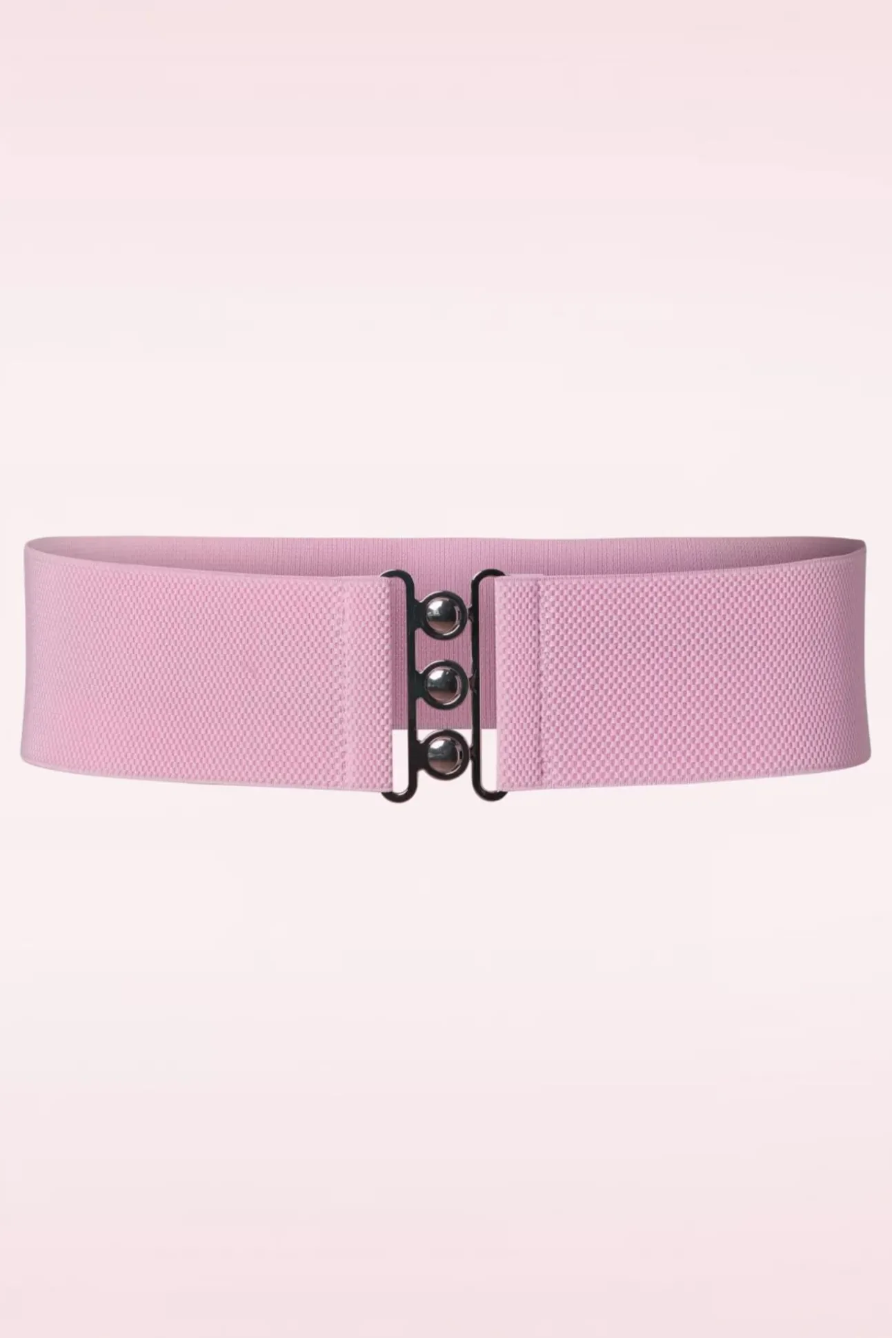 Lauren Vintage Stretchriem In Lichtroze