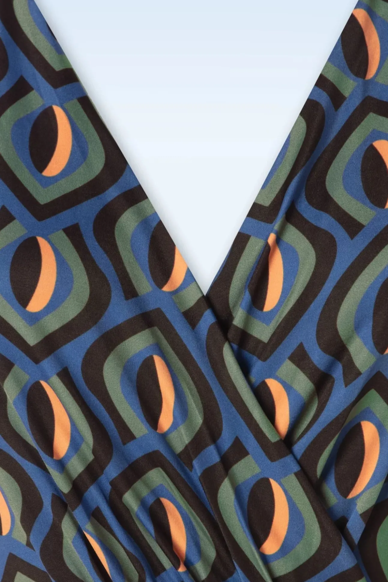 Laurie Maxi Jurk In Blauw