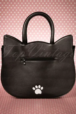 Lizzy De Big Eyed Cat Tas In Zwart