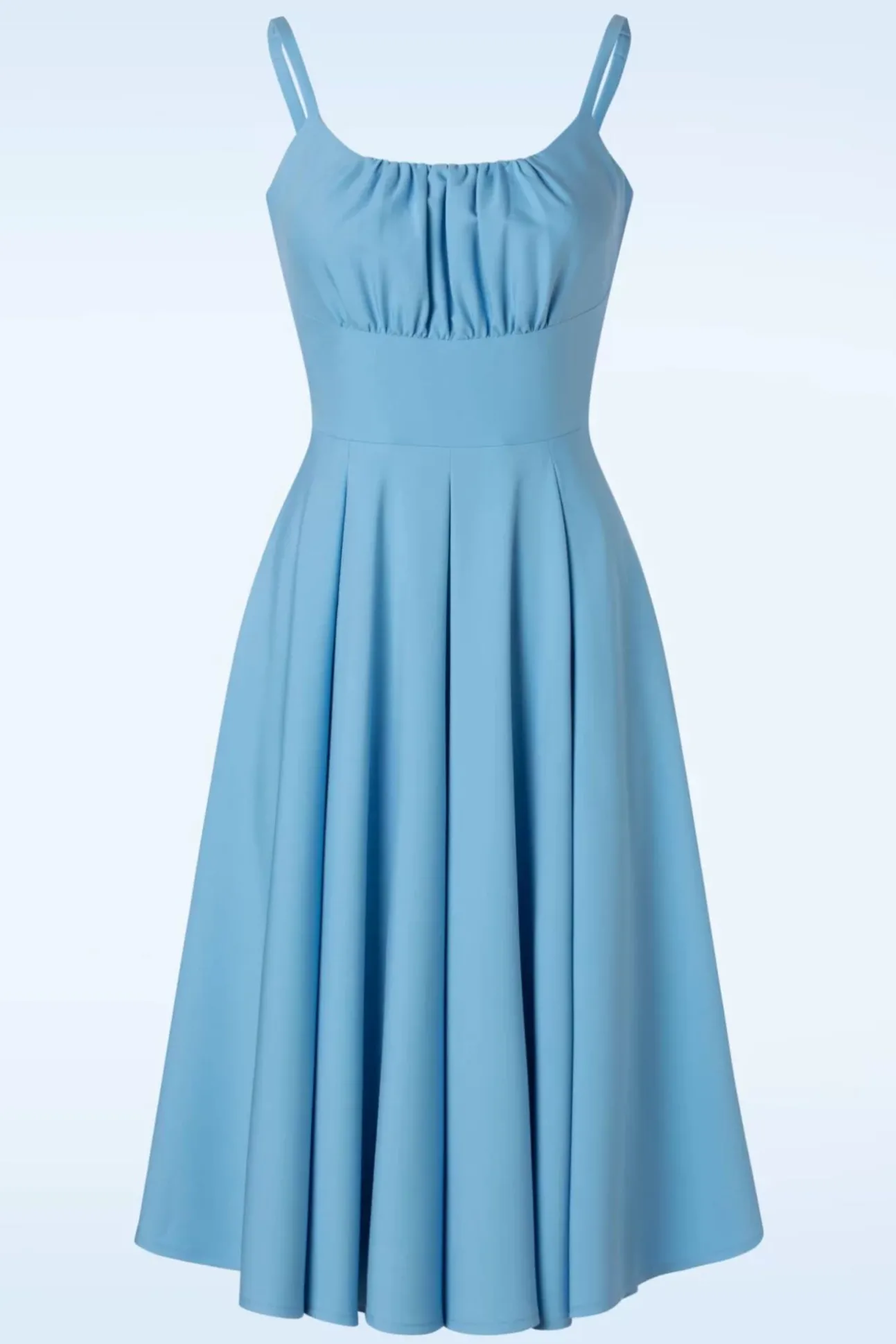 Lois Swing Jurk In Babyblauw
