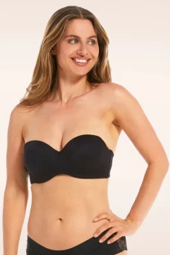 Luxury Strapless Bh In Zwart