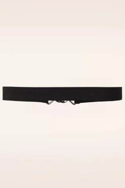 Macha Stretch Riem In Zwart