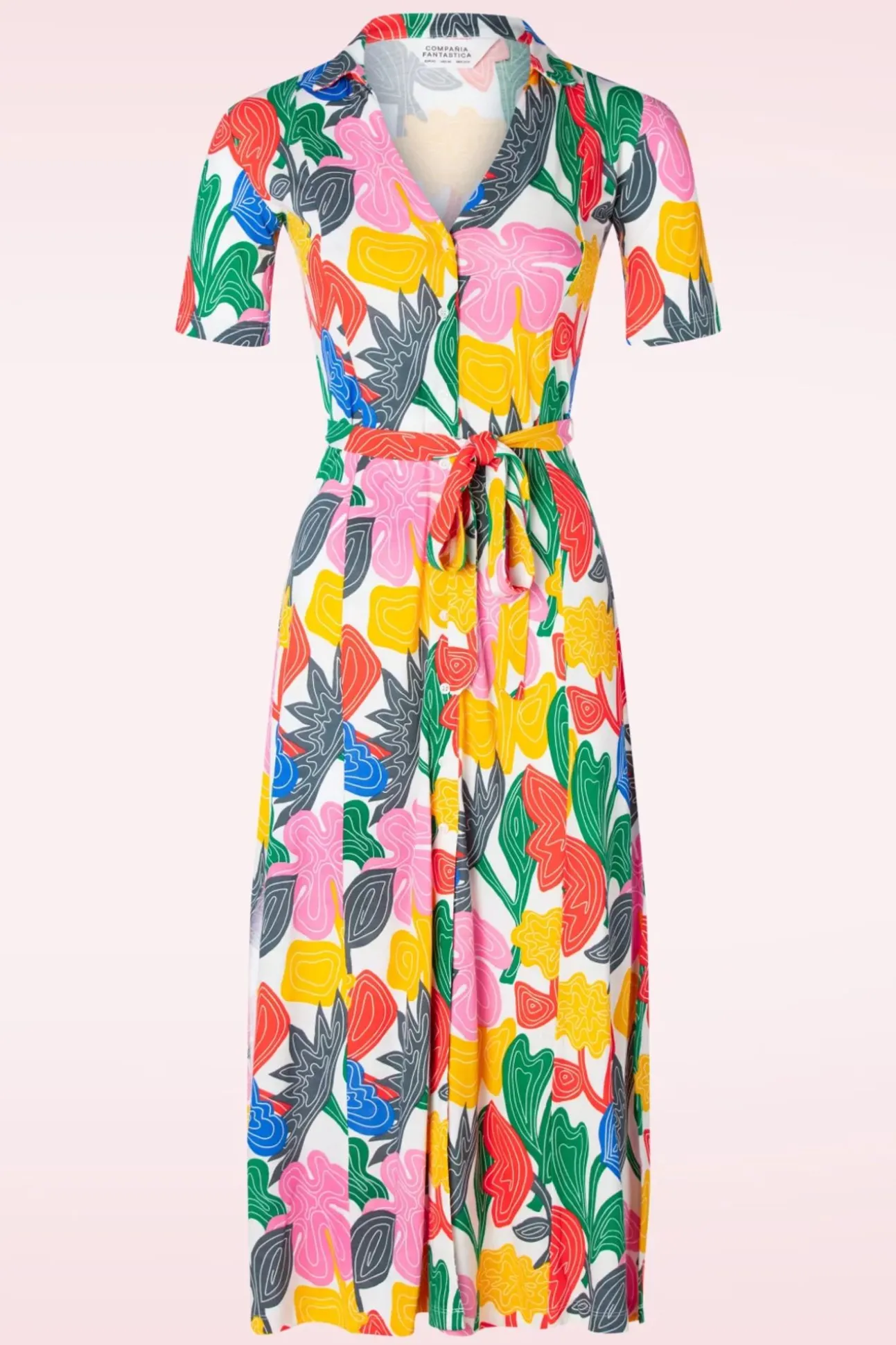Madelyn Maxi Jurk In Multi
