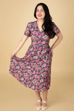 Magnolia Jurk In Botanica Rose