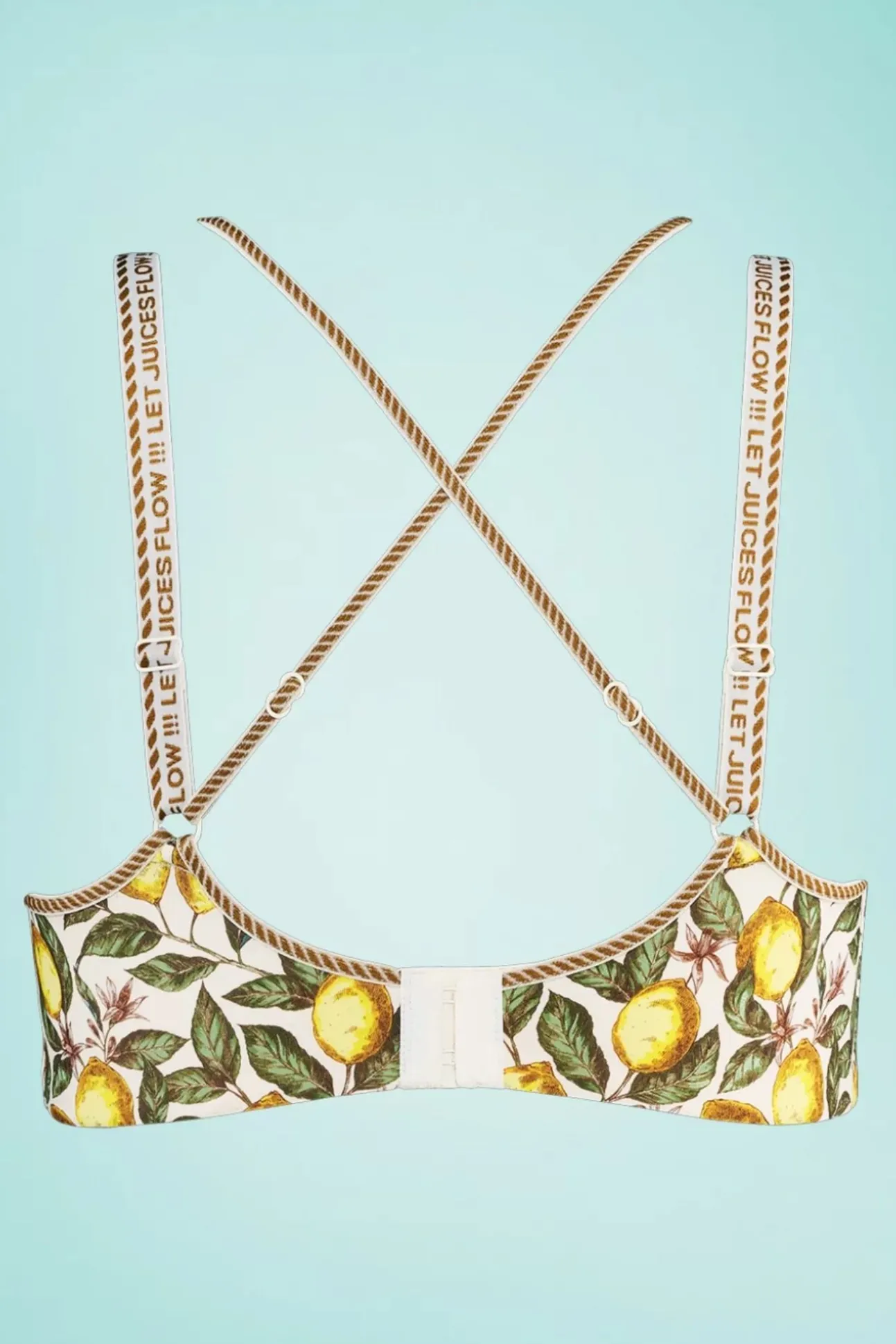 Mambo Amalfi Demi-Bh Met Citroenprint In Creme
