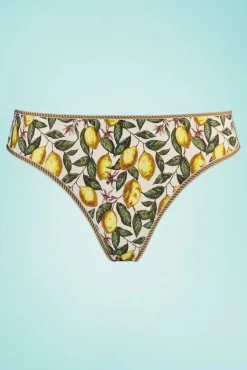 Mambo Amalfi Vlinderbroekje Met Citroenprint In Creme