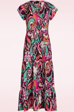 Mirna Maxi Jurk In Multi