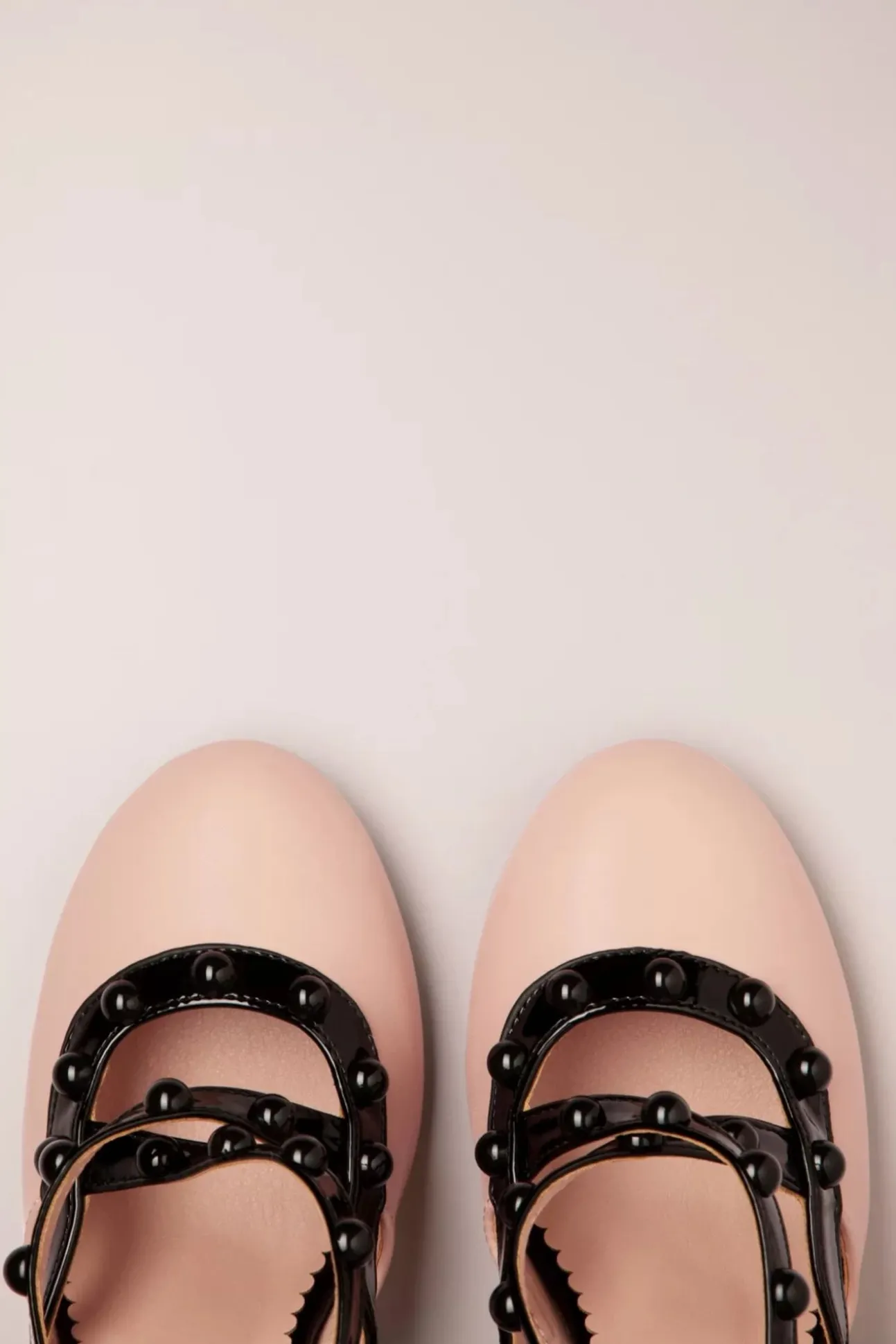 Miss Harriet Pumps In Poederroze En Zwart