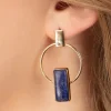 Modern Days Oorbellen In Blauw