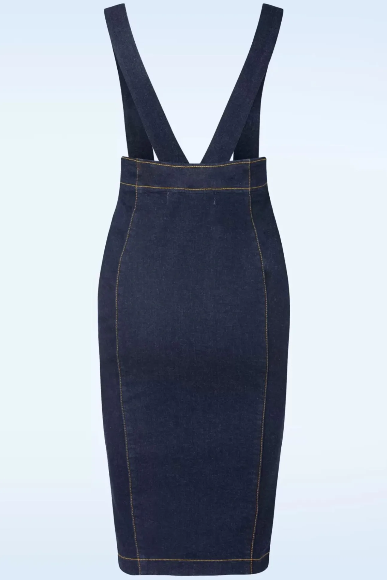 Mona Lee Pencil Rok In Classic Denim