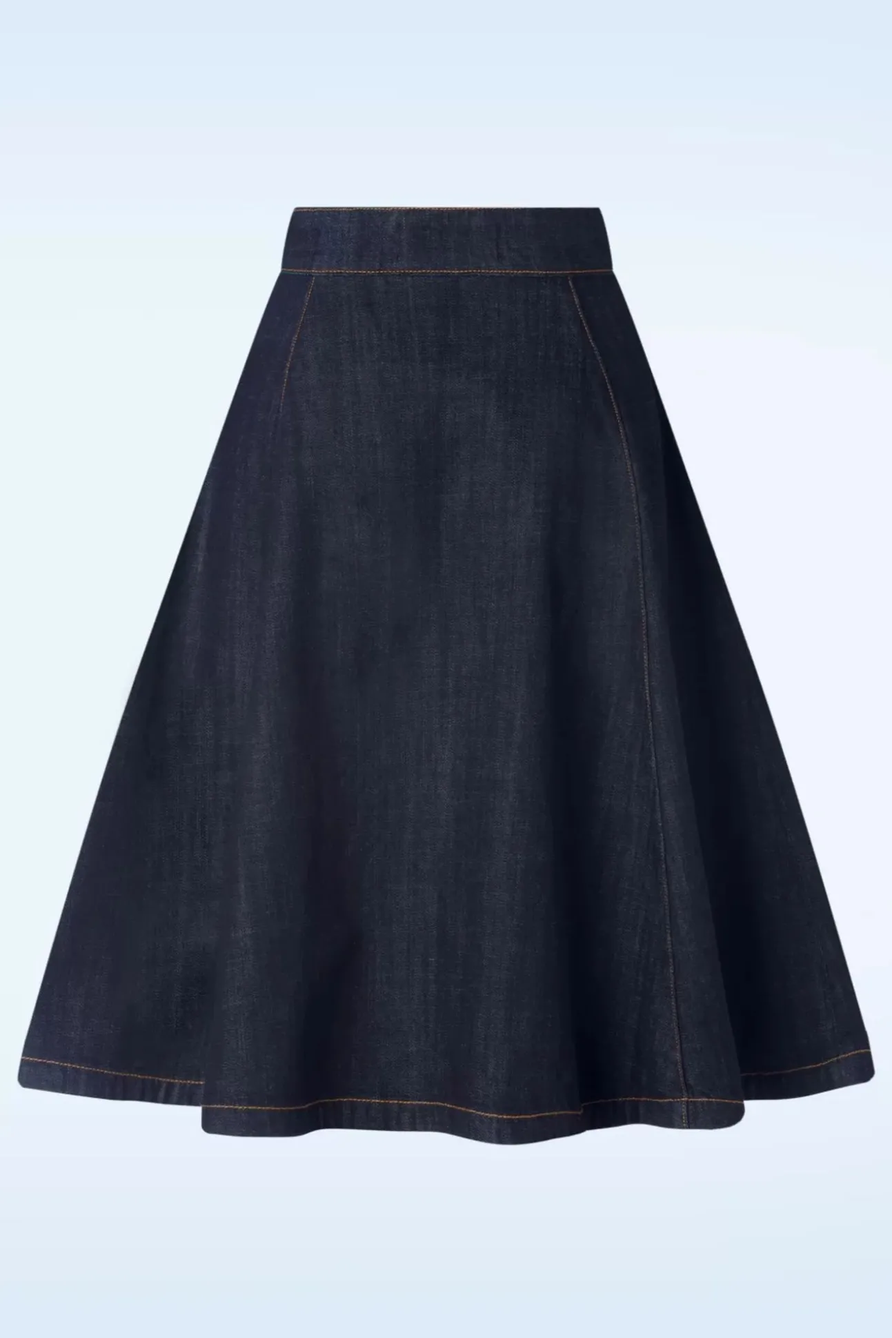 Mona Lee Swing Rok In Donkerdenim